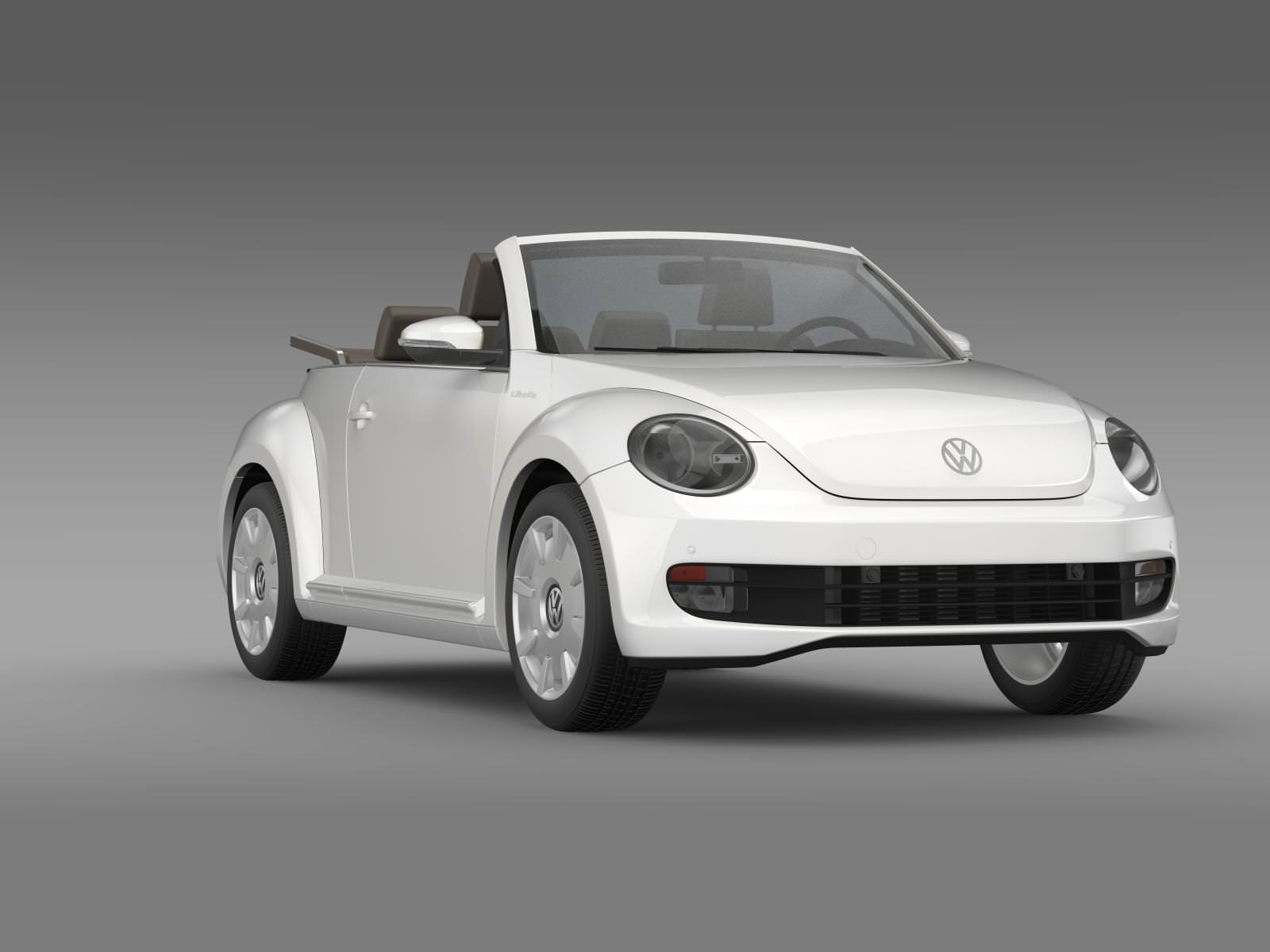 VW I Beetle Cabrio 2015 3D model_12