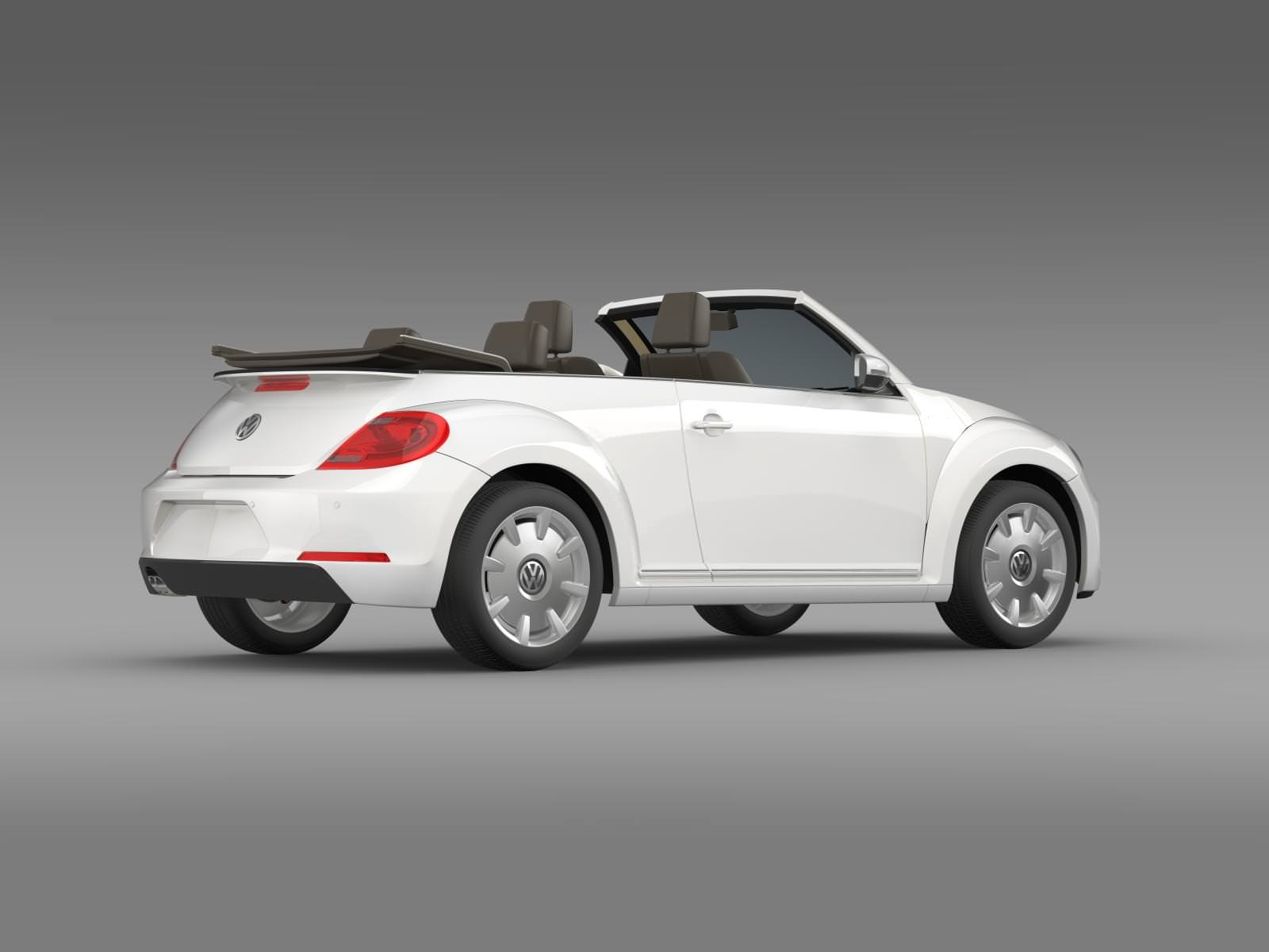 VW I Beetle Cabrio 2015 3D model_9