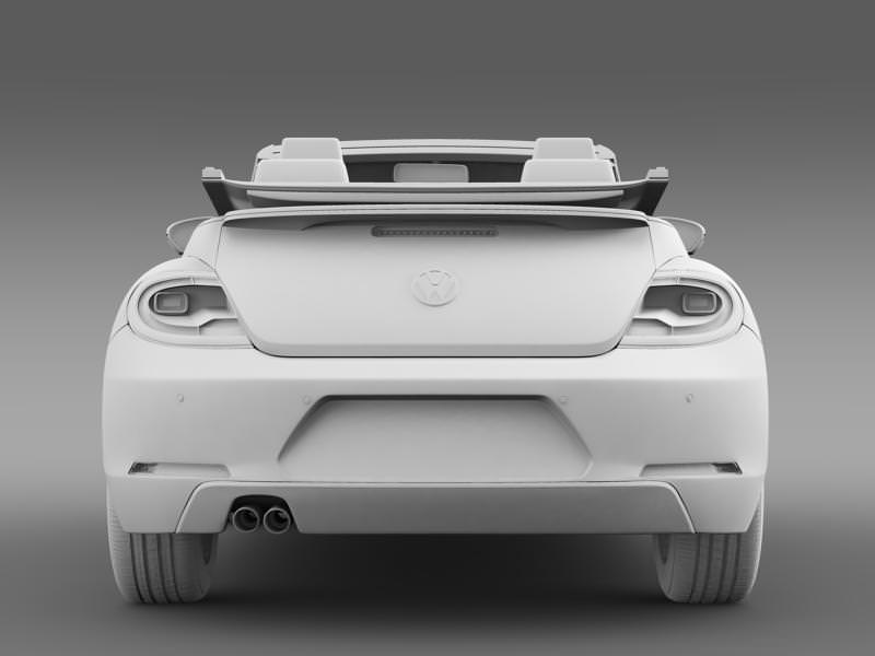 VW I Beetle Cabrio 2015 3D model_15