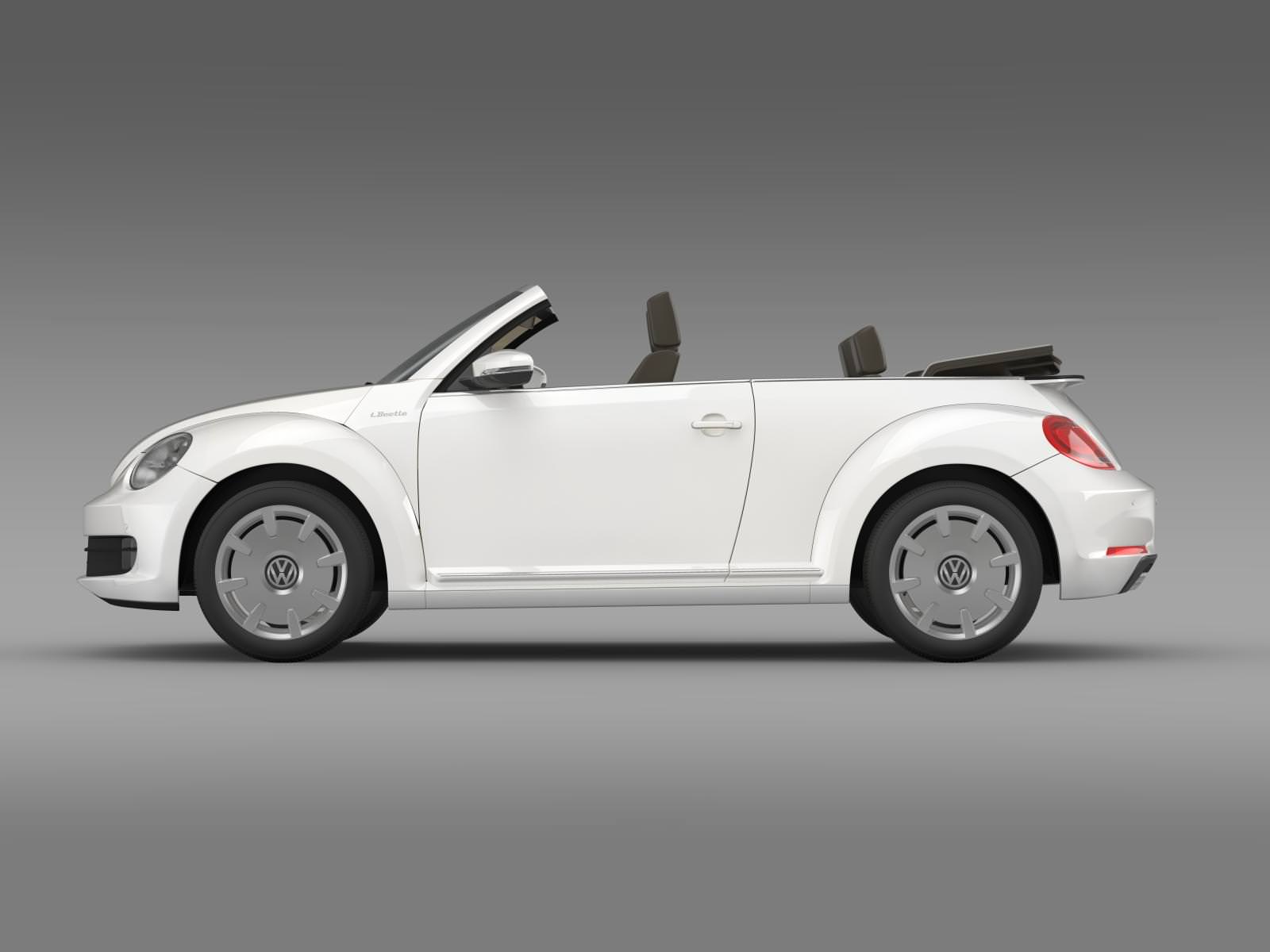 VW I Beetle Cabrio 2015 3D model_3
