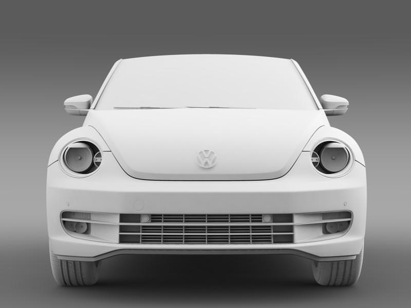 VW I Beetle Cabrio 2015 3D model_14