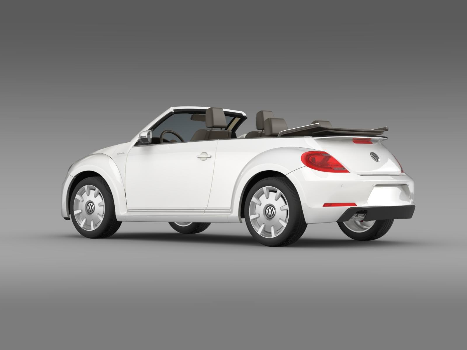 VW I Beetle Cabrio 2015 3D model_5