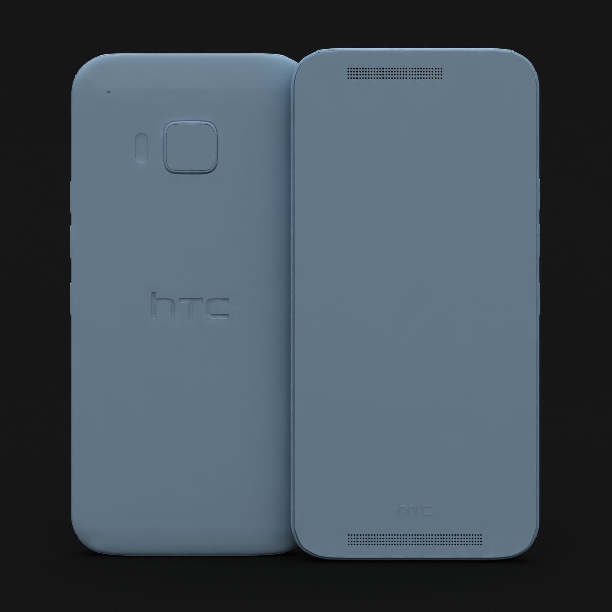 HTC One M9 Gunmetal Gray 3D model_21