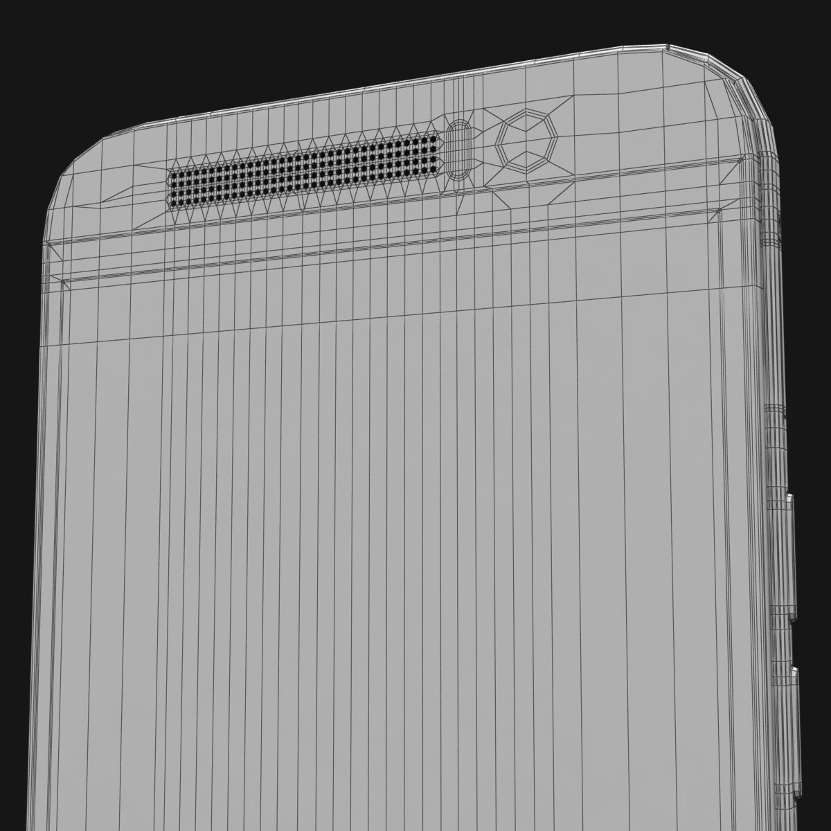 HTC One M9 Gunmetal Gray 3D model_37