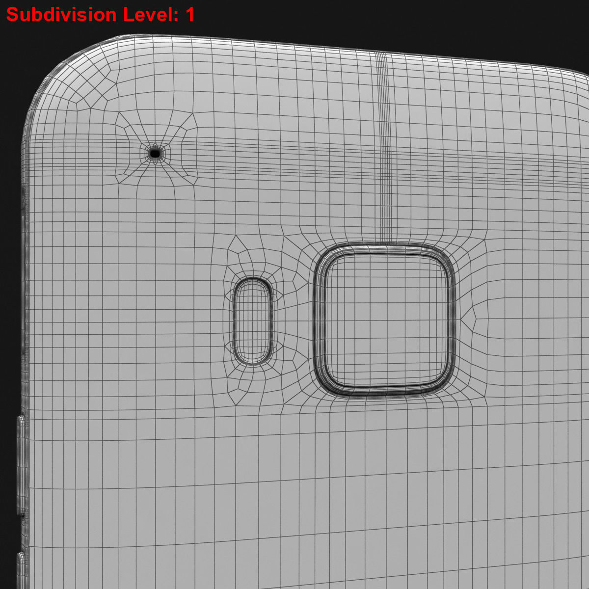 HTC One M9 Gunmetal Gray 3D model_26