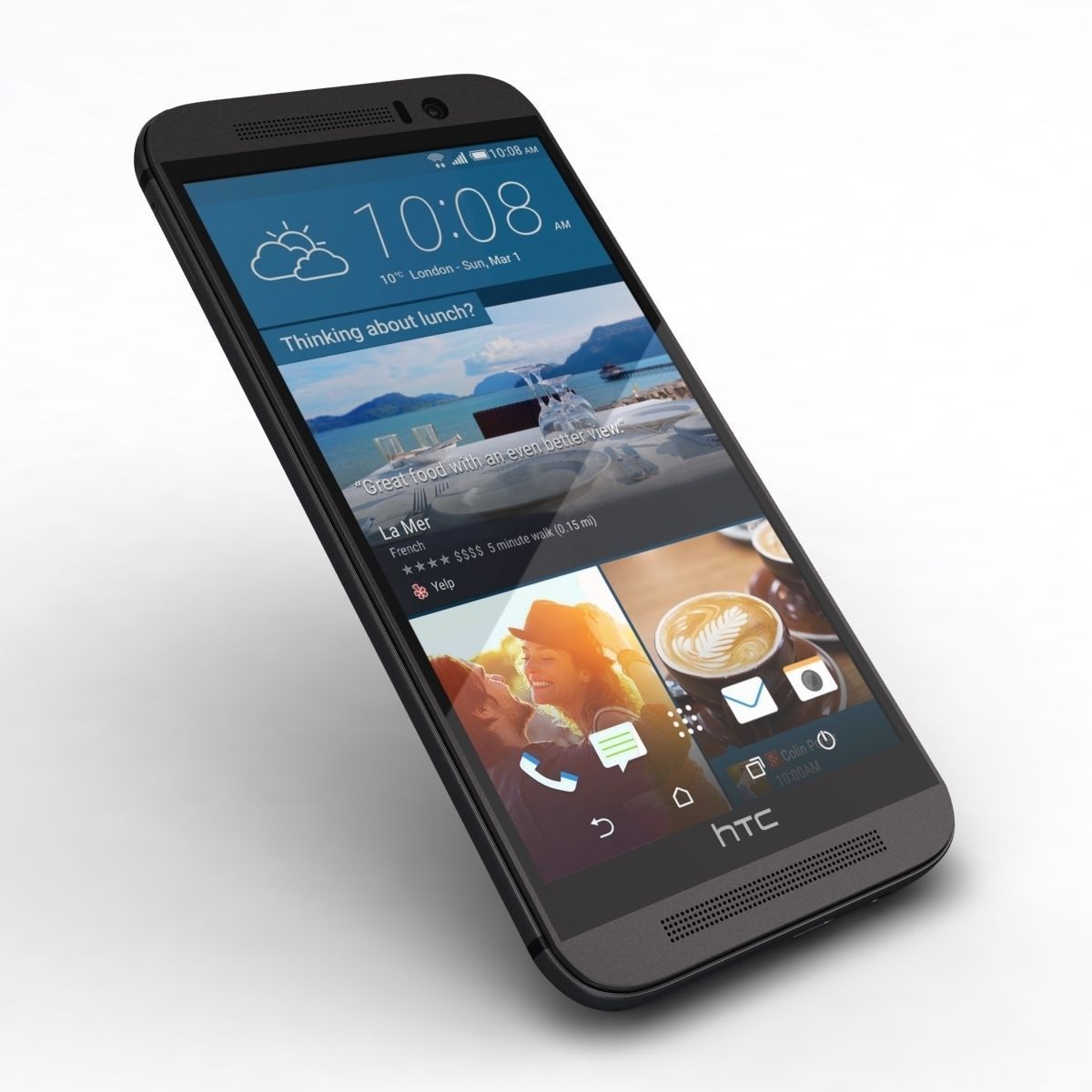 HTC One M9 Gunmetal Gray 3D model_13