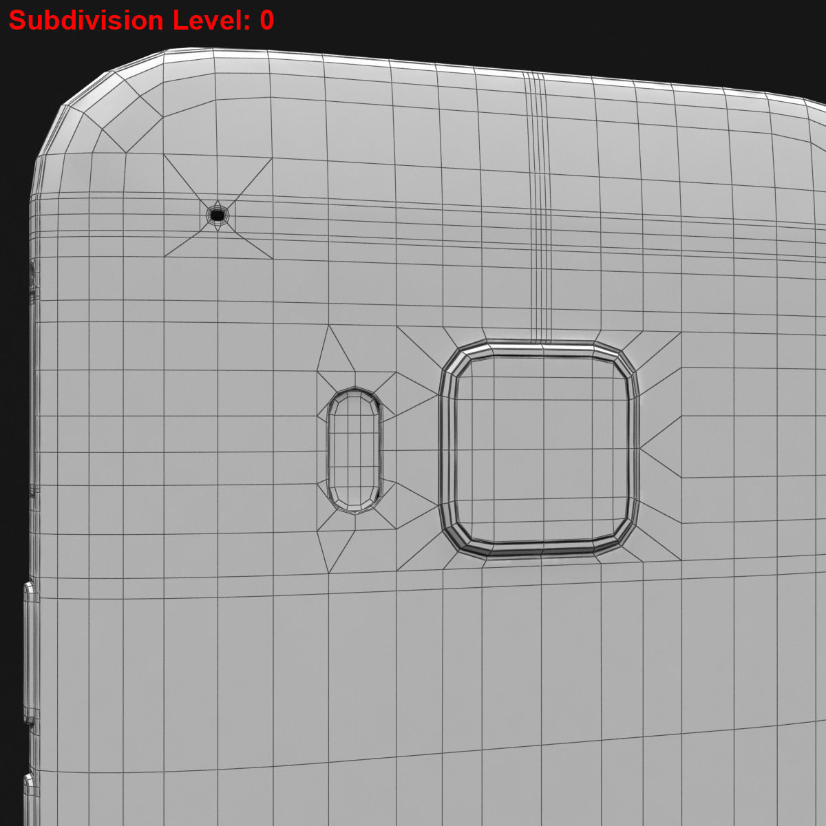 HTC One M9 Gunmetal Gray 3D model_27