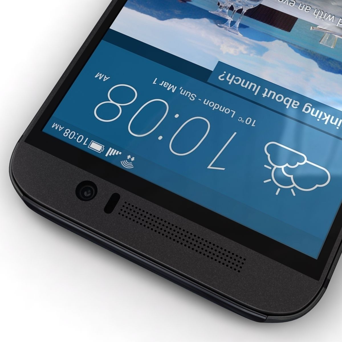 HTC One M9 Gunmetal Gray 3D model_6