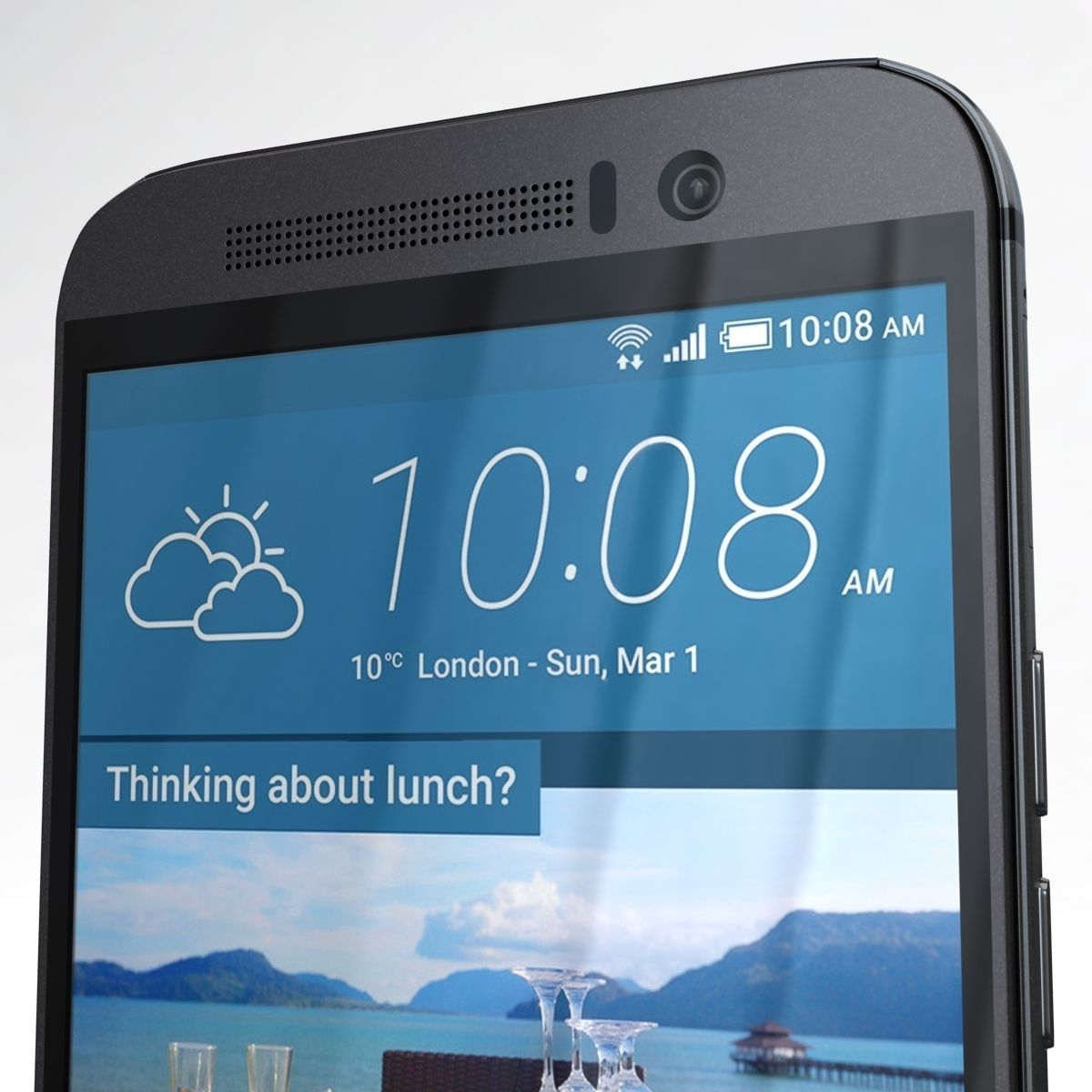 HTC One M9 Gunmetal Gray 3D model_19