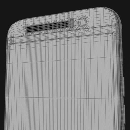 HTC One M9 Gunmetal Gray 3D model_36
