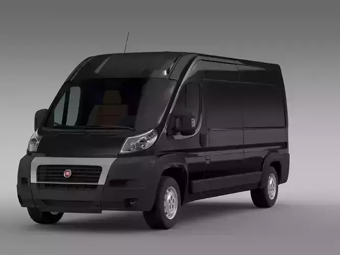 Fiat Ducato Maxi Van L3H2 2006-2014 3D model