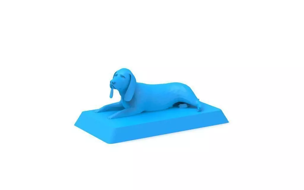Basset Hound 3d print ready 3D print model