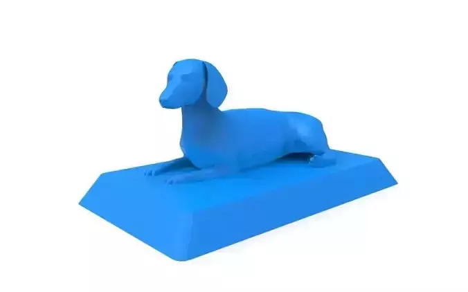 Dachshund 3D Print ready Model 