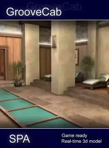 Spa Health Club Low Poly