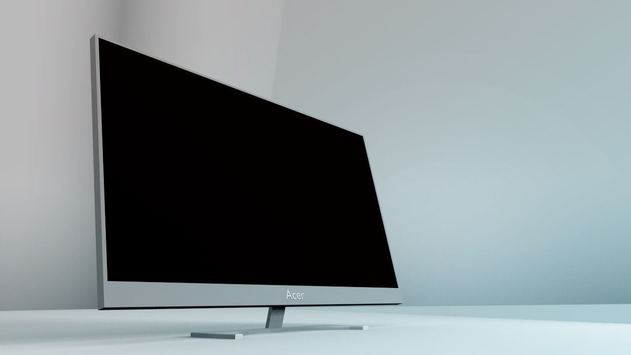 Acer Next-Gen Monitor Free low-poly 3D model_0