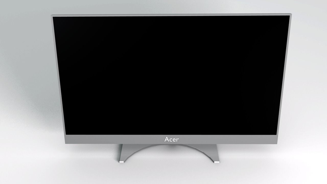 Acer Next-Gen Monitor Free low-poly 3D model_2