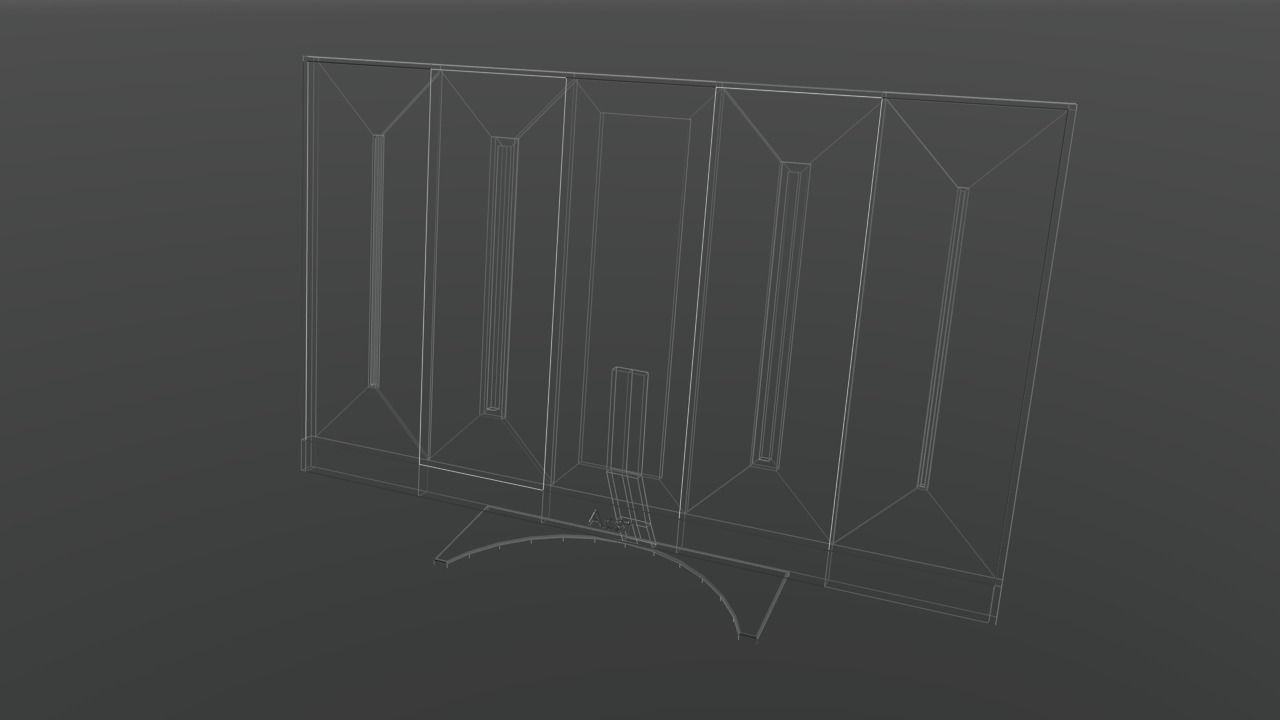 Acer Next-Gen Monitor Free low-poly 3D model_4