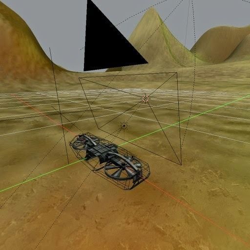 Drone Game Ready futuristic Free low-poly 3D model_23