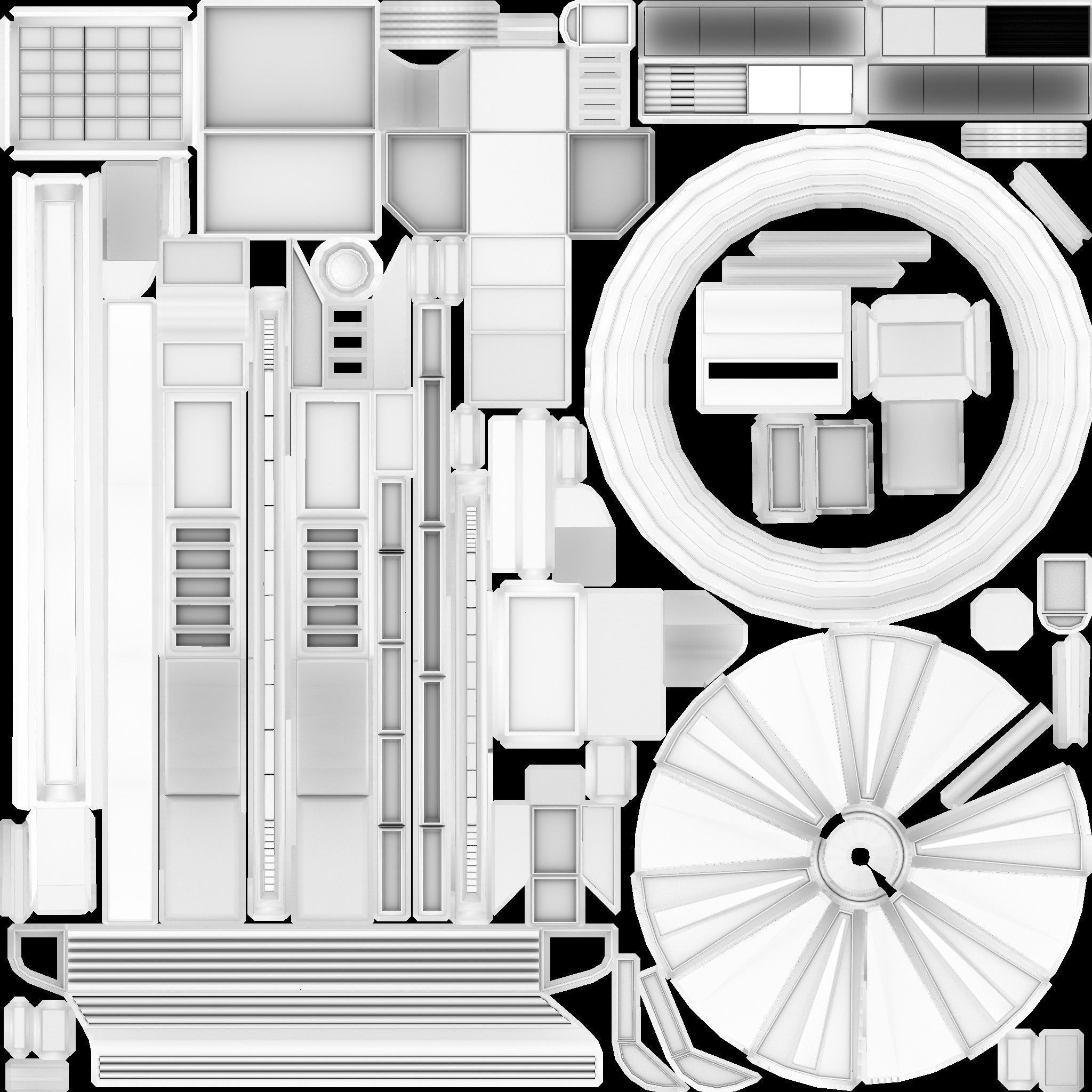 Drone Game Ready futuristic Free low-poly 3D model_34