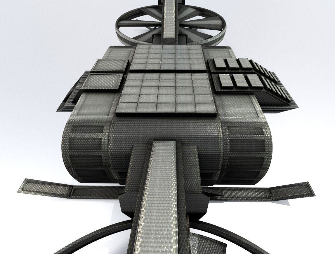 Drone Game Ready futuristic Free low-poly 3D model_31