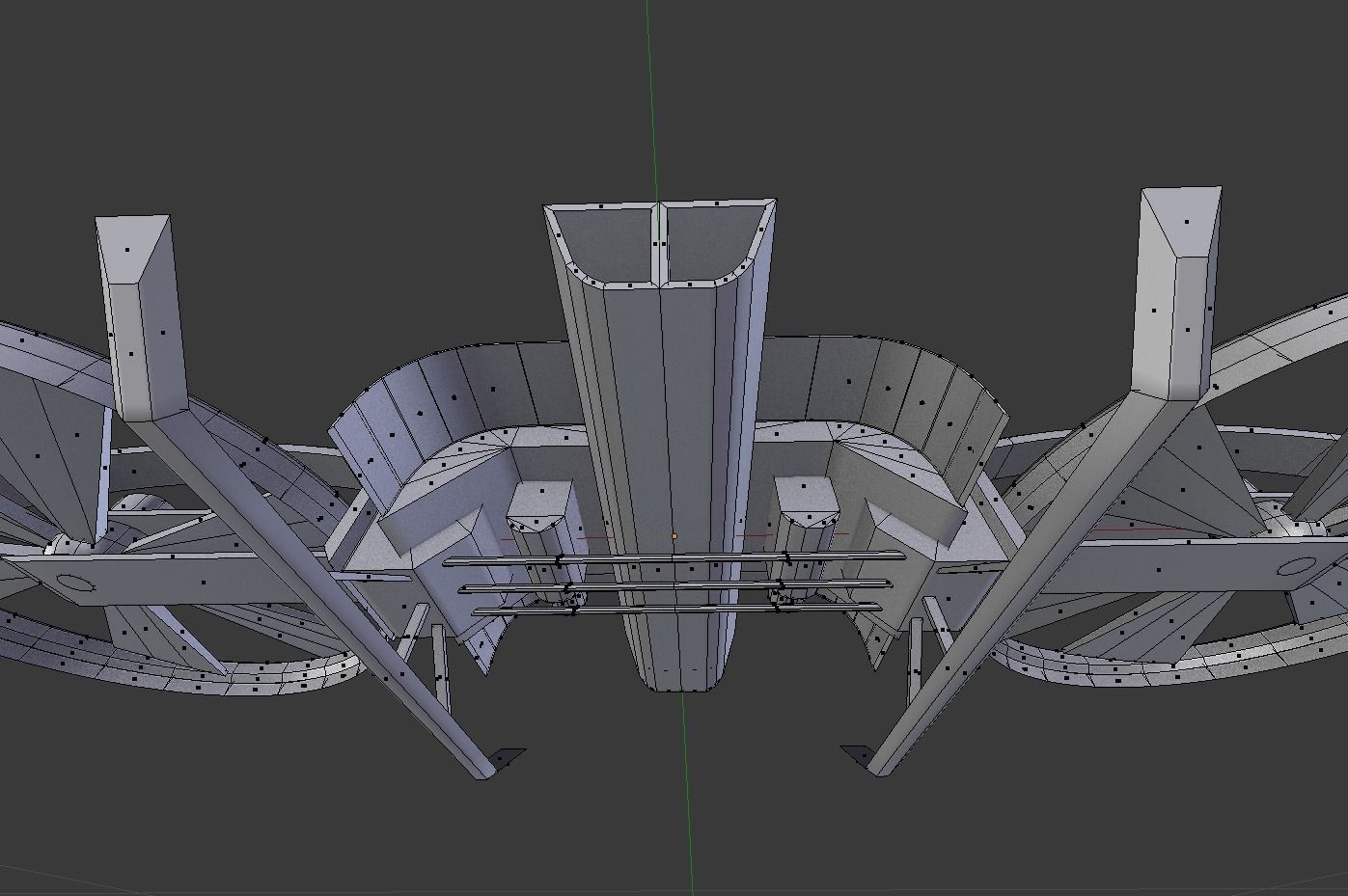 Drone Game Ready futuristic Free low-poly 3D model_11