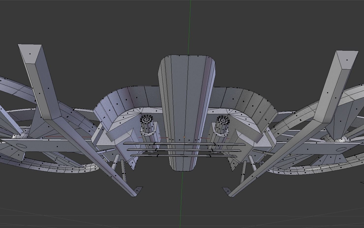 Drone Game Ready futuristic Free low-poly 3D model_10