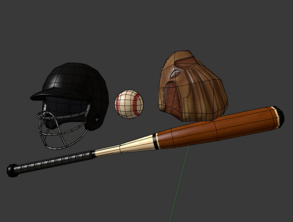 Baseball Player Male 3D model_15