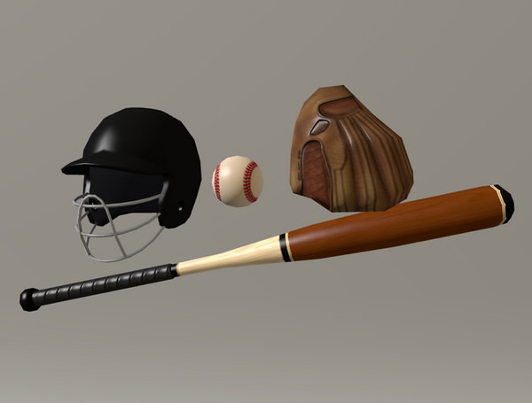 Baseball Player Male 3D model_16
