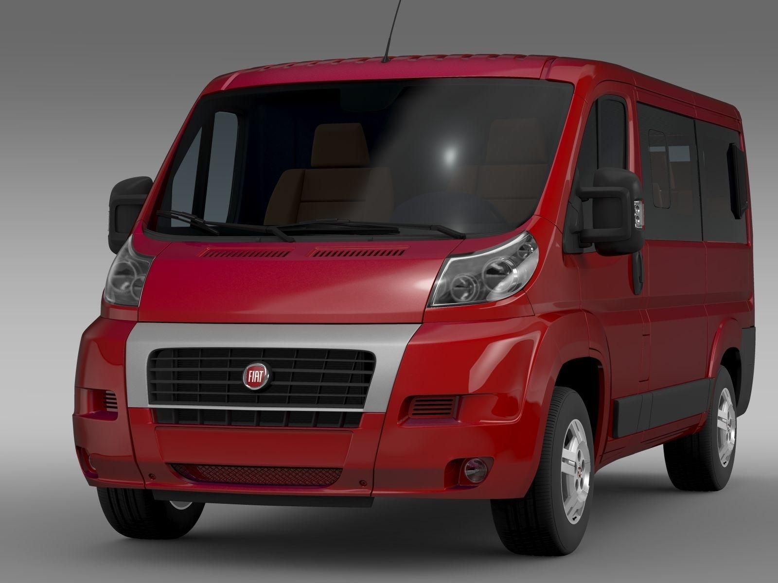 Fiat Ducato Mini Bus L1H1 2006-2014 3D model_2