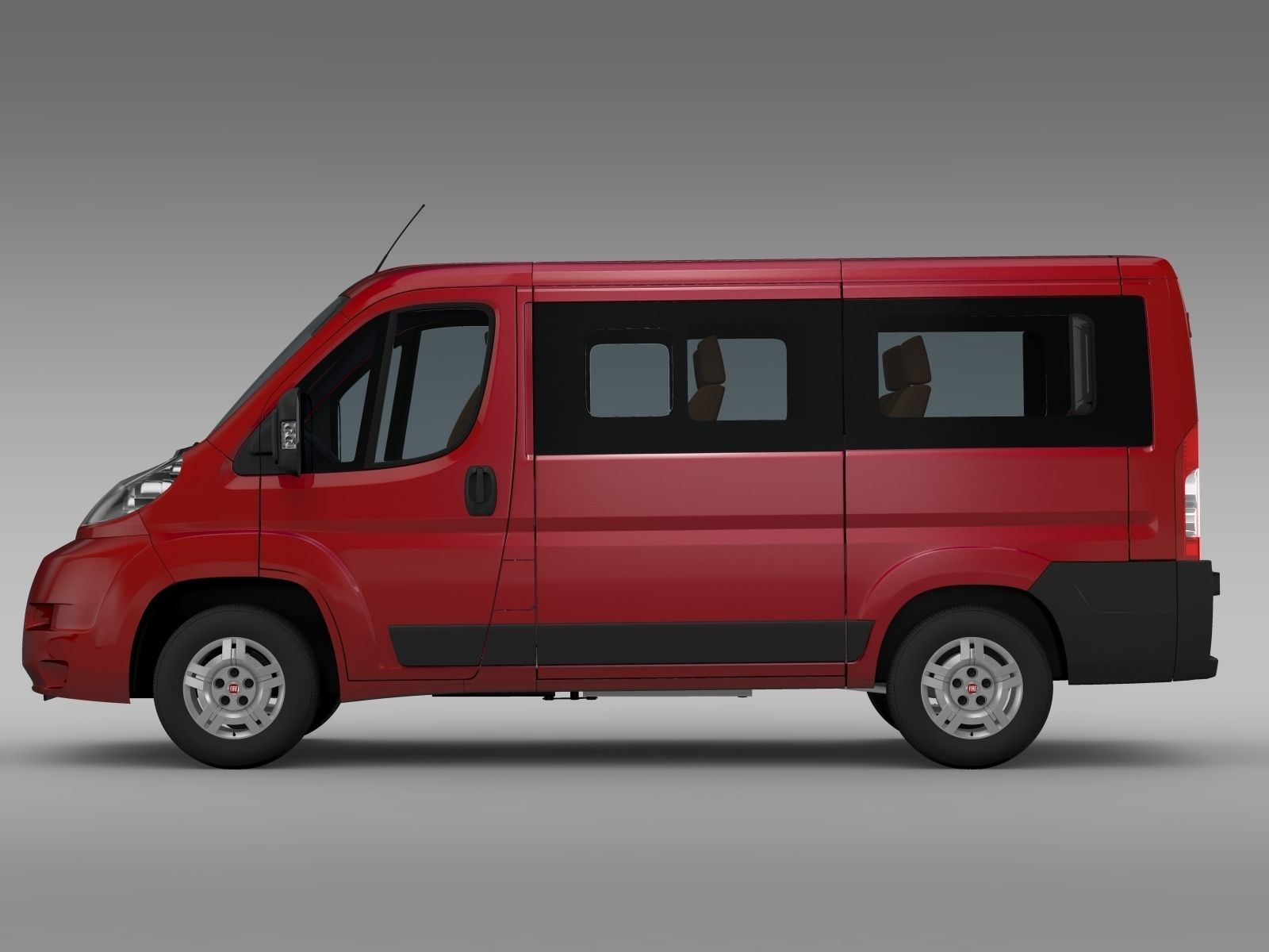 Fiat Ducato Mini Bus L1H1 2006-2014 3D model_3