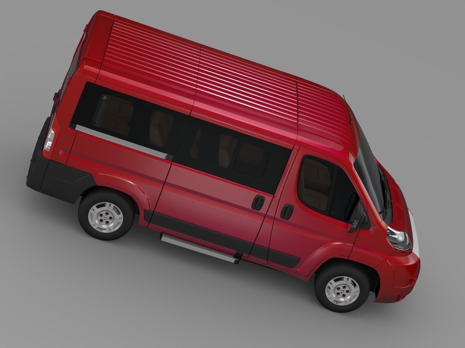 Fiat Ducato Mini Bus L1H1 2006-2014 3D model_10