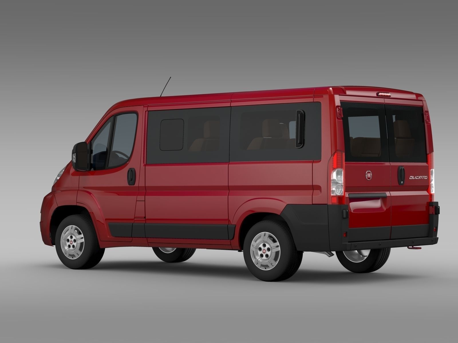 Fiat Ducato Mini Bus L1H1 2006-2014 3D model_4