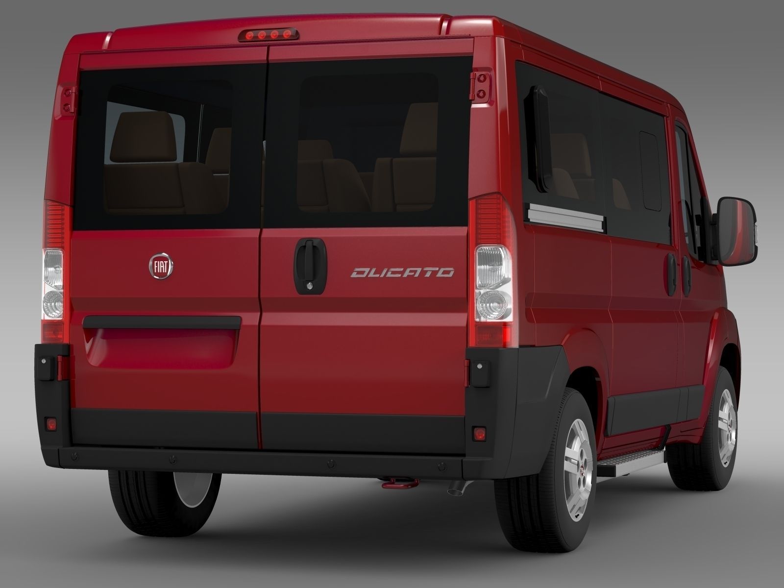 Fiat Ducato Mini Bus L1H1 2006-2014 3D model_9