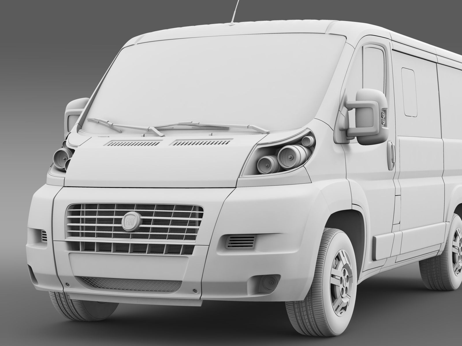 Fiat Ducato Mini Bus L1H1 2006-2014 3D model_14