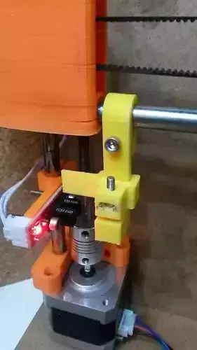 Z Axis optical endstop adjustable target  Free 3D print model