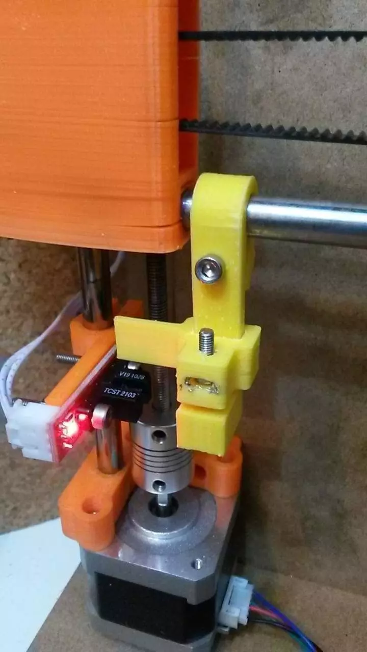 Z Axis optical endstop adjustable target  Free 3D print model_0