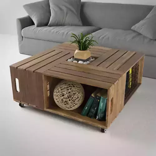 WOODEN COFFE TABLE