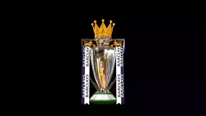 English Premier League Trophy 2015-2016 3D model