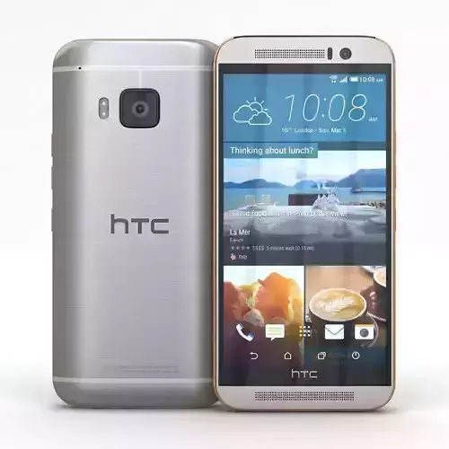 HTC One M9 Silver or Rose Gold 3D model