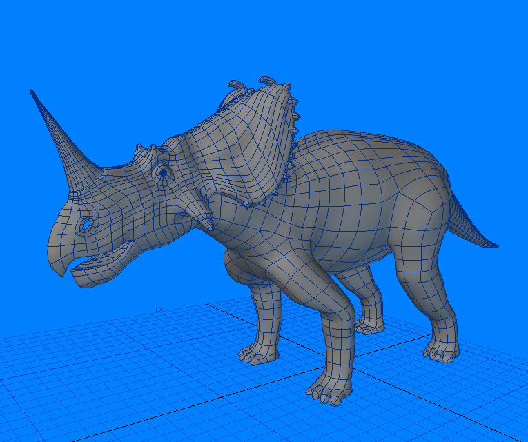 Centrosaurus triceratops 3D model_1