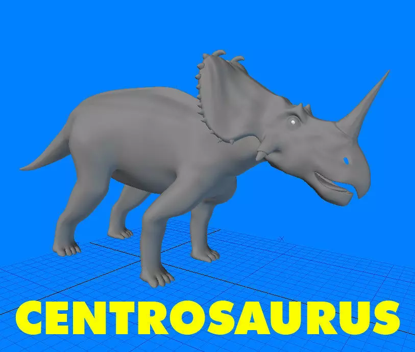 Centrosaurus triceratops 3D model_0
