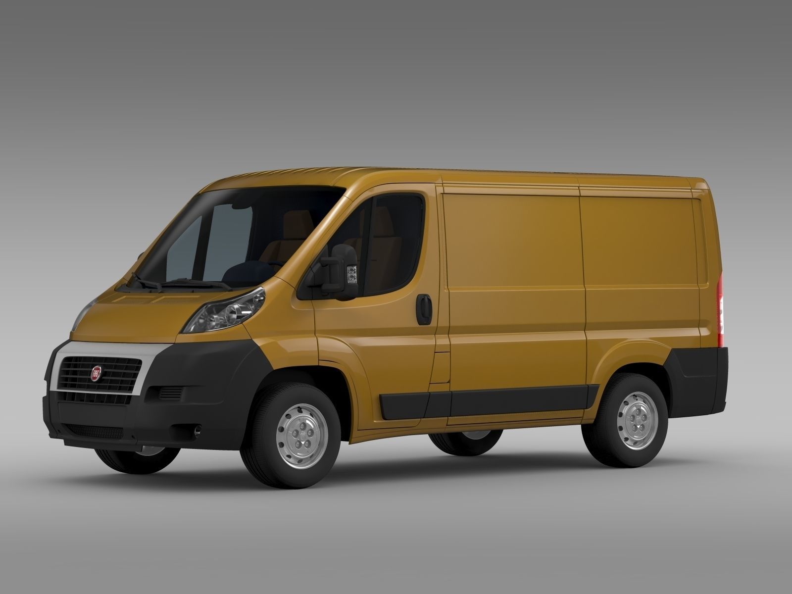 Fiat Ducato Van L1H1 2006-2014 3D model_3