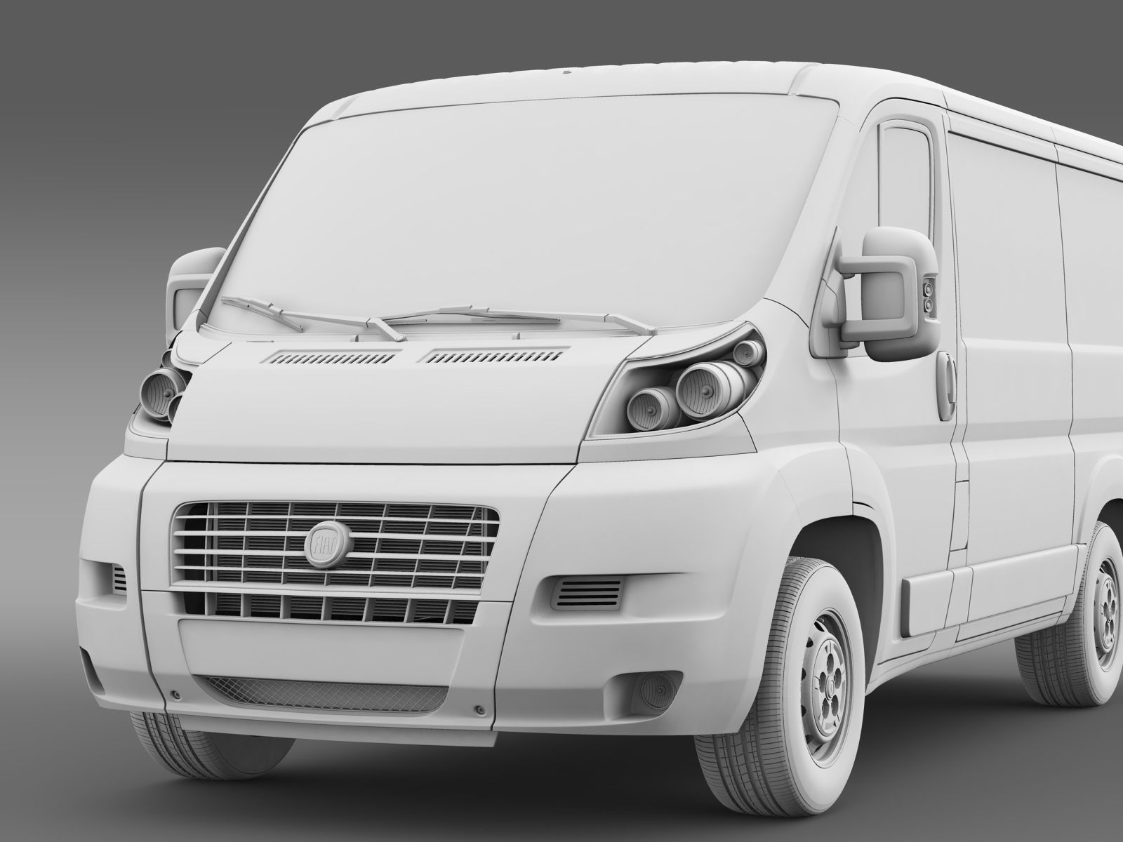 Fiat Ducato Van L1H1 2006-2014 3D model_14