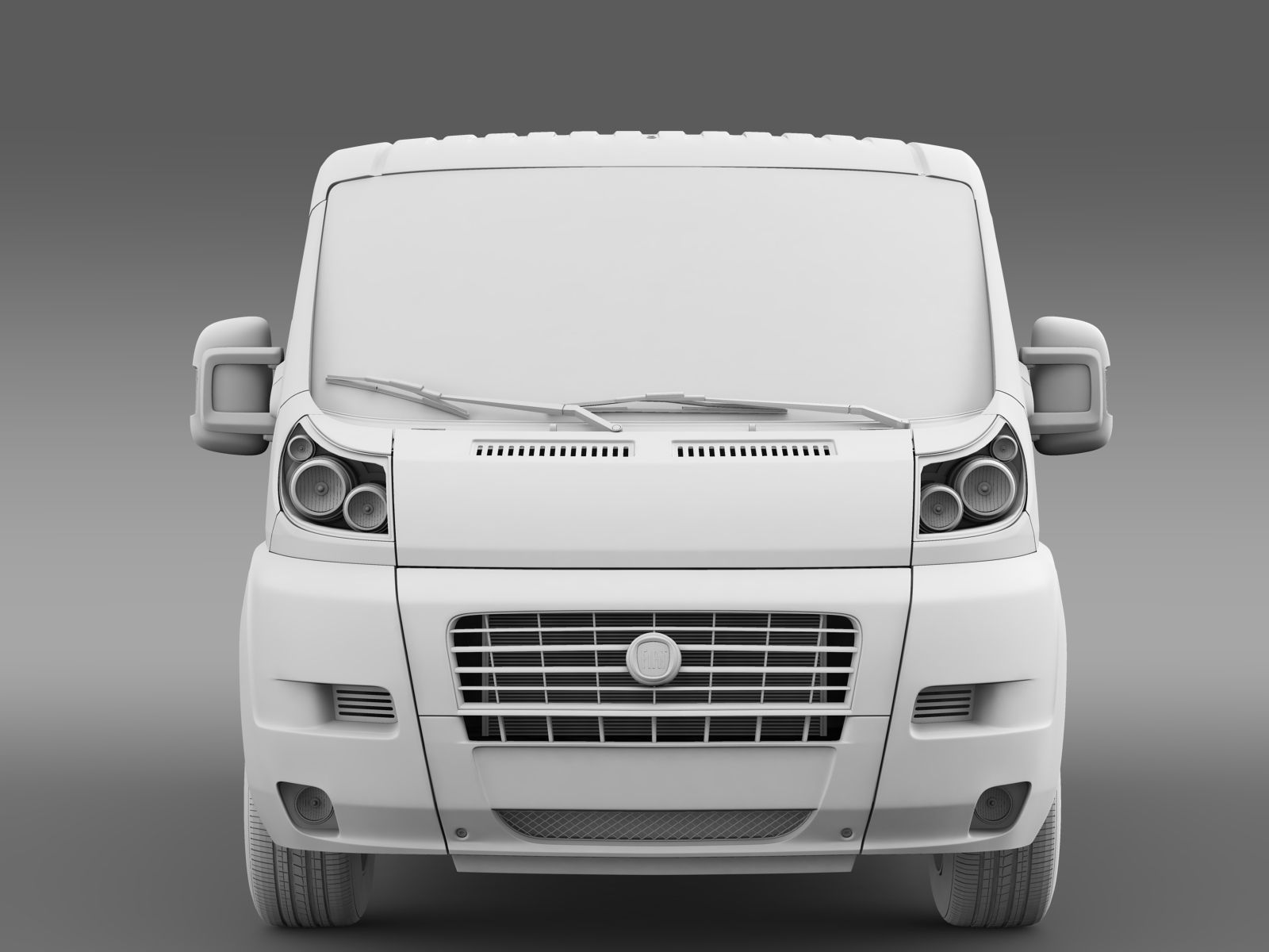 Fiat Ducato Van L1H1 2006-2014 3D model_10