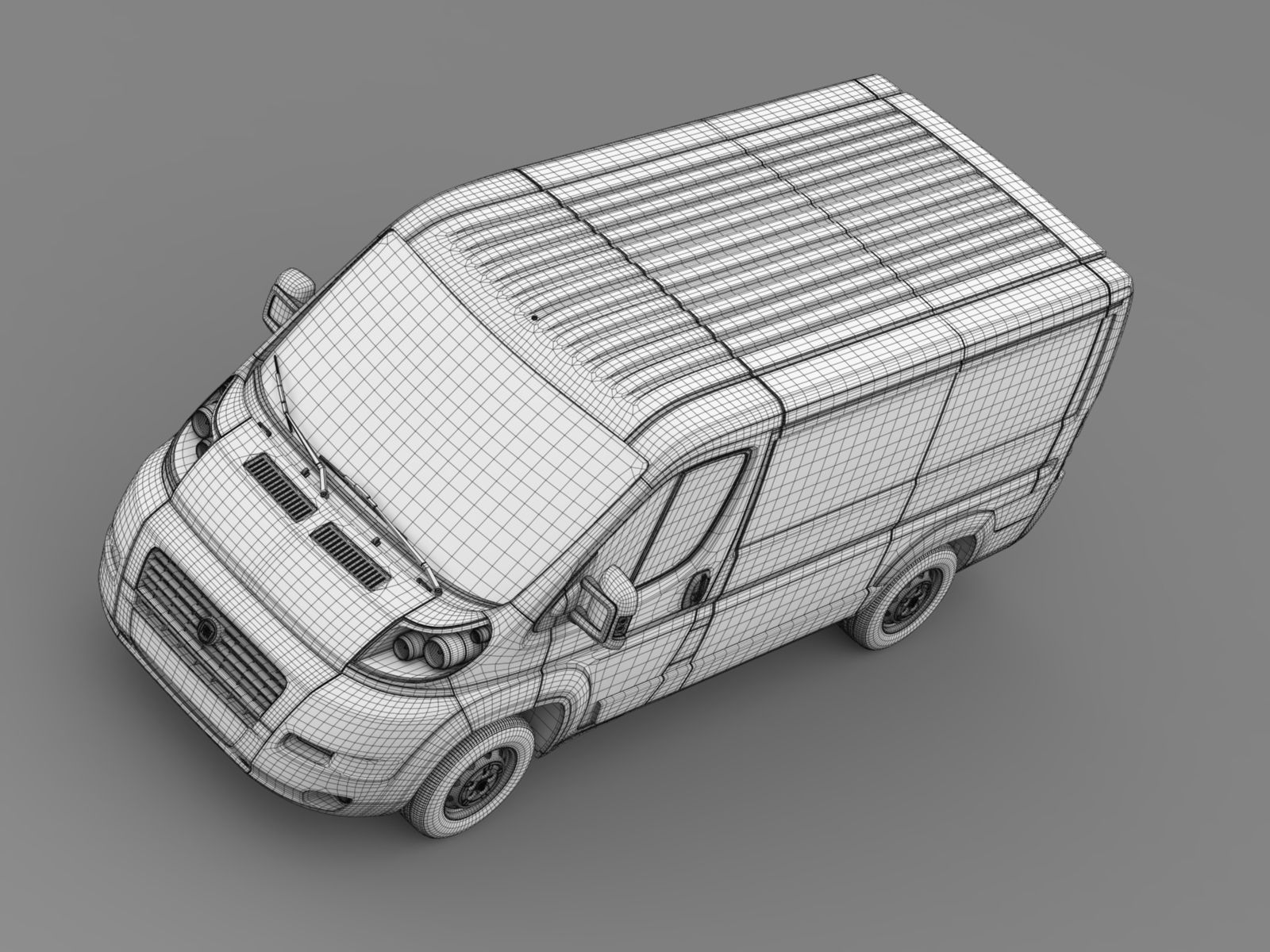 Fiat Ducato Van L1H1 2006-2014 3D model_17
