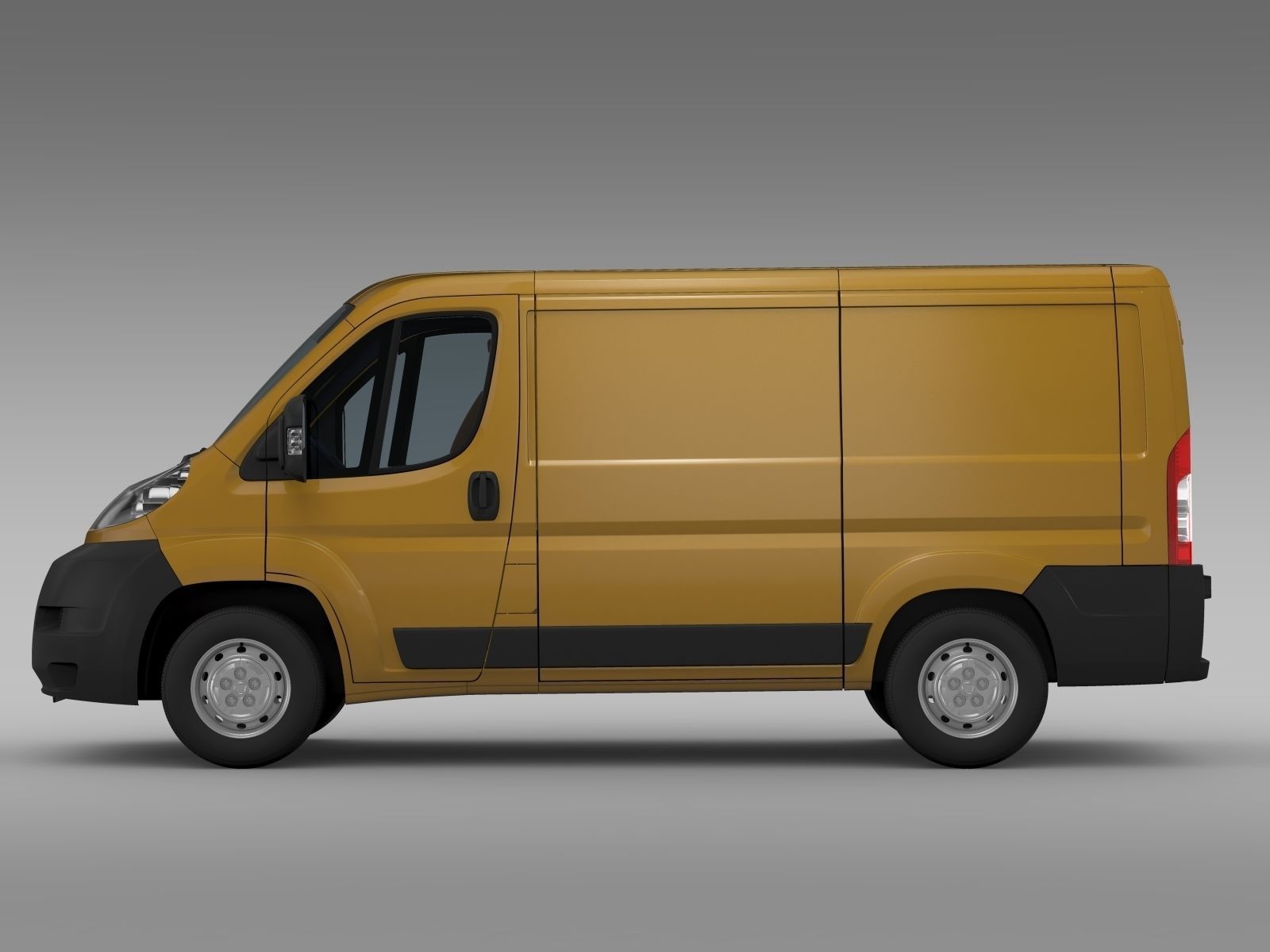 Fiat Ducato Van L1H1 2006-2014 3D model_2