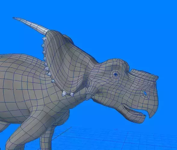 Achelousaurus bull with horns