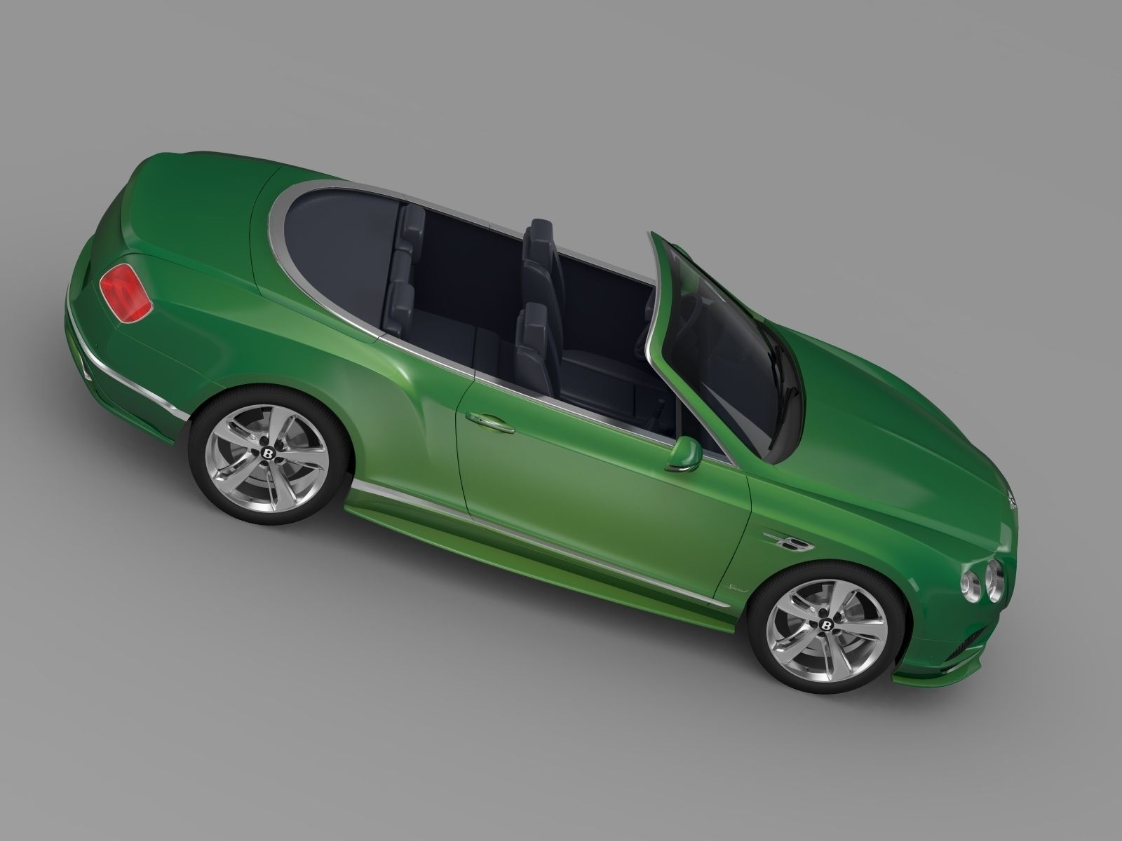 Bentley Continental GT Speed Convertible 2017 3D model_10