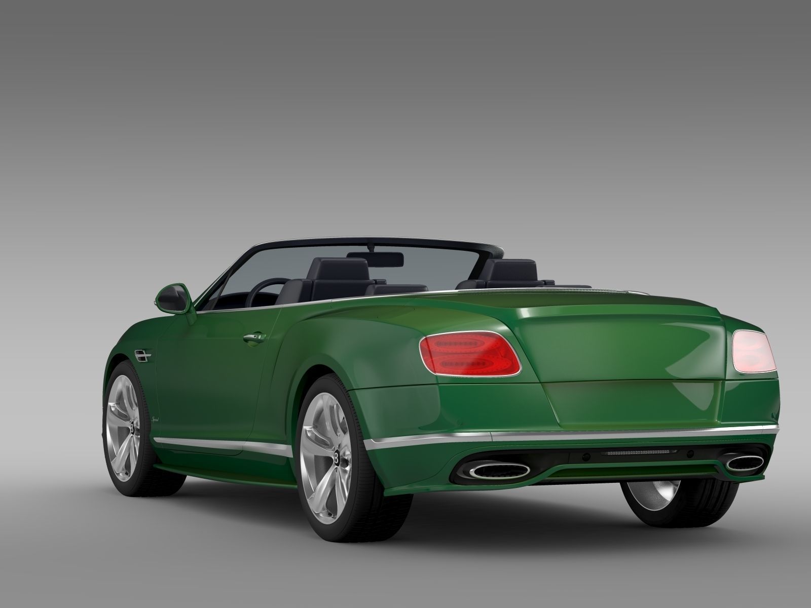 Bentley Continental GT Speed Convertible 2017 3D model_6