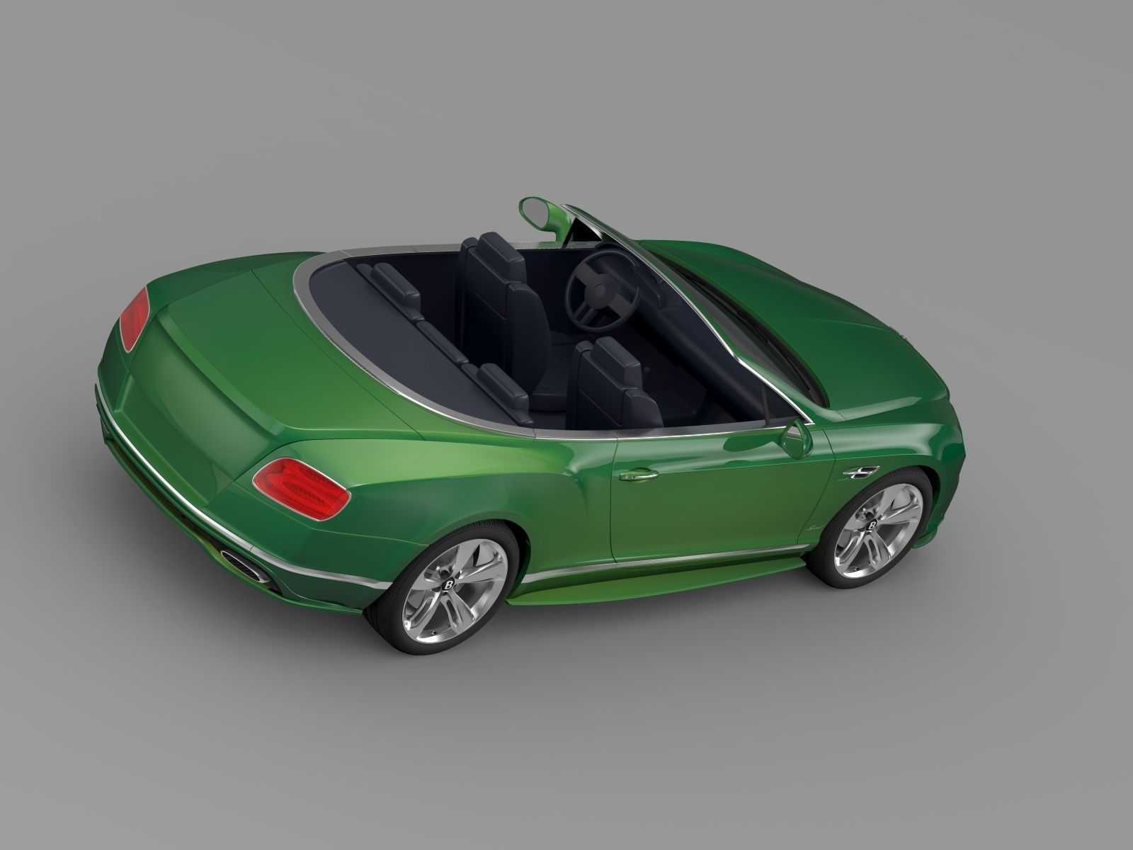 Bentley Continental GT Speed Convertible 2017 3D model_8